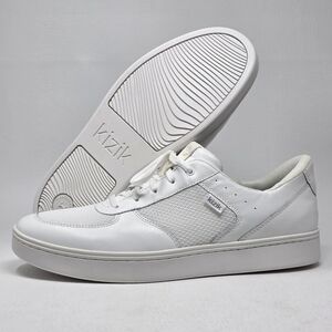 Kizik Oslo Optic White Men's Lace-Up Athletic Sneaker MREDWT01-1D Size 11 New